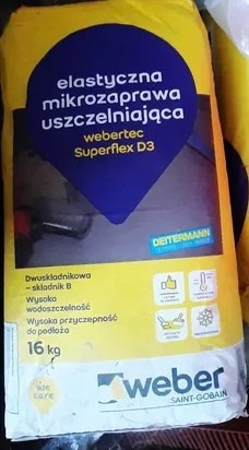 Zdjęcie oferty: Webertec Superflex D3 mikrozaprawa - komplet 32 kg