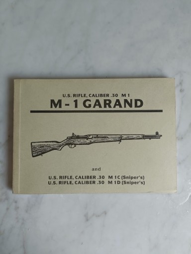 Zdjęcie oferty: Instrukcja manual M-1 Garand