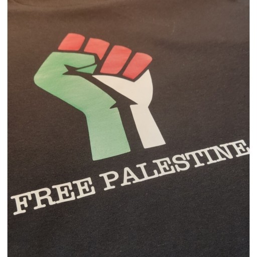 Zdjęcie oferty: Koszulka Free Palestine Wolna Palestyna Braun