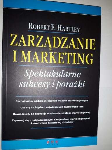 Zdjęcie oferty: Zarządzanie i marketing Hartley