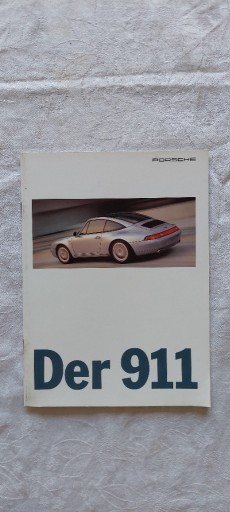 Zdjęcie oferty: Prospekt reklamowy Porsche 911 1995 r.