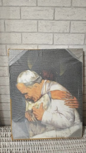 Zdjęcie oferty: Obraz na płótnie Papież Jan Paweł II 50x40