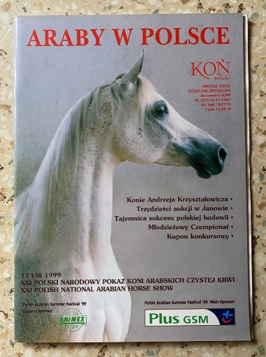 Zdjęcie oferty: Araby w Polsce 1999 Koń Polski konie arabskie