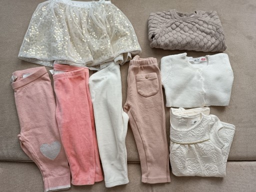 Zdjęcie oferty: Zestaw ubrań paka 68 Zara H&M legginsy sweter