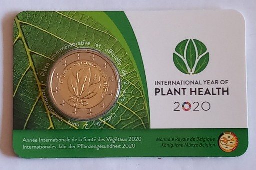 Zdjęcie oferty: 2 euro Belgia 2020  Międzynarodowy Rok Roślinności