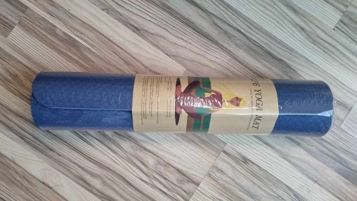 Zdjęcie oferty: Mata do jogi fitness 183x61x0,6cm niebieska