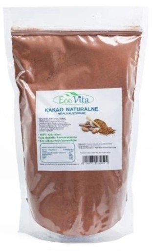 Zdjęcie oferty: Kakao niealkalizowane Naturalne 1kg