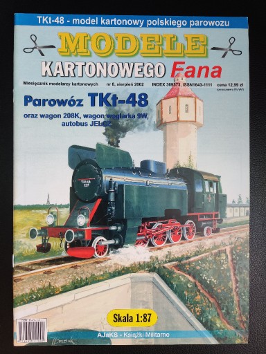 Zdjęcie oferty: AJaKS - parowóz TKt48 oraz wagony i autobus, 1:87