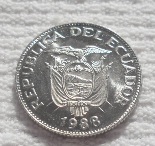 Zdjęcie oferty: Ekwador 1 sucre 1988 Generał Antonio José de Sucre