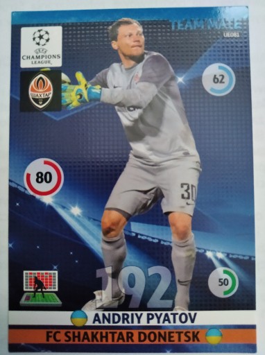 Zdjęcie oferty: ANDRIY PYATOV - Panini 2014-2015