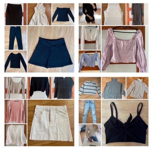 Zdjęcie oferty: 25 ubrań Zara H&M Reserved Sinsay - paka ubrań