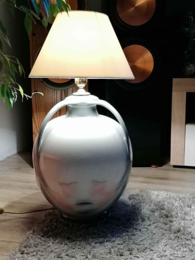 Zdjęcie oferty: Lampa nocna straszna horror smutne dziecko Antyk