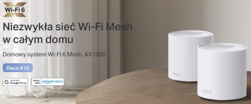 Zdjęcie oferty: Router TP-LINK Deco X10 (2 szt.) WIFI 6