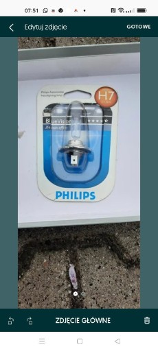 Zdjęcie oferty: H 7 Philips blue vision