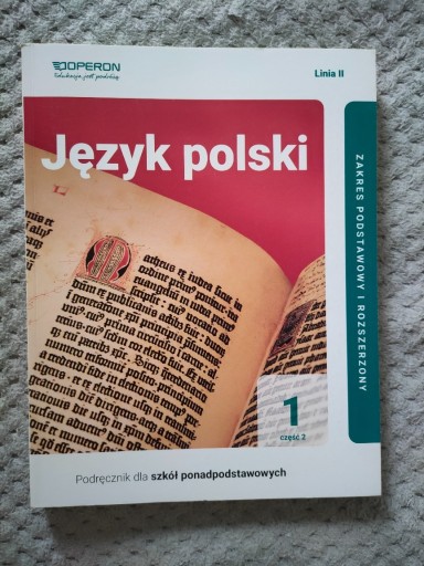 Zdjęcie oferty: Język polski 1.2 Podręcznik dla szkół ponadpodstaw