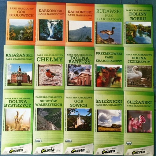 Zdjęcie oferty: Parki Krajobrazowe - zestaw map