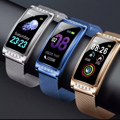 Zdjęcie oferty: SMARTWATCH DAMSKI ZEGAREK FITNESS TELEFON MENU PL 