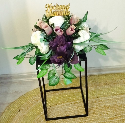 Zdjęcie oferty: Kompozycja kwiatowa stroik wiązanka pomnik grób  