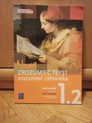 Zdjęcie oferty: "Zrozumieć tekst, zrozumieć człowieka" podręcznik