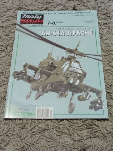 Zdjęcie oferty: Ah-64A Apache-Mały Modelarz 7-8/2003