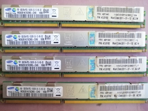 Zdjęcie oferty: Pamięć RAM Samsung 8GB 2Rx4 PC3-10600R ECC REG