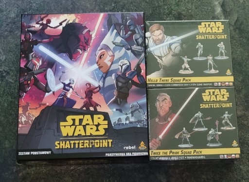 Zdjęcie oferty: Star Wars Shatterpoint - podstawka + 2 dodatki