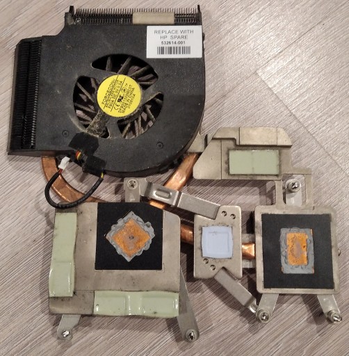 Zdjęcie oferty: chłodzenie wentylator radiator HP dv6 dv6-2124