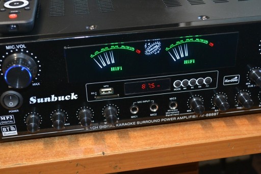 Zdjęcie oferty: Amplituner kino domowe Sunbuck AV888BT Power Karaoke Funkcja