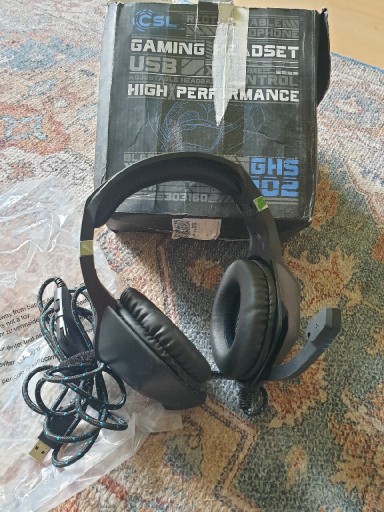 Zdjęcie oferty: CSL Słuchawki przewodowe z mikrofonem 