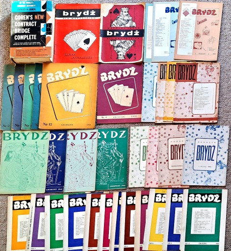 Zdjęcie oferty: Miesięcznik Brydż x 35 + Gorens New Contract Bridge Complete