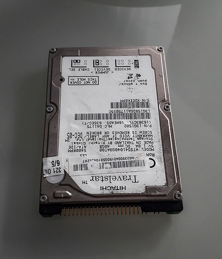 Zdjęcie oferty: Dysk HITACHI Travelstar_40 GB_ATA/IDE_2,5”_Parametry FABRYCZNE