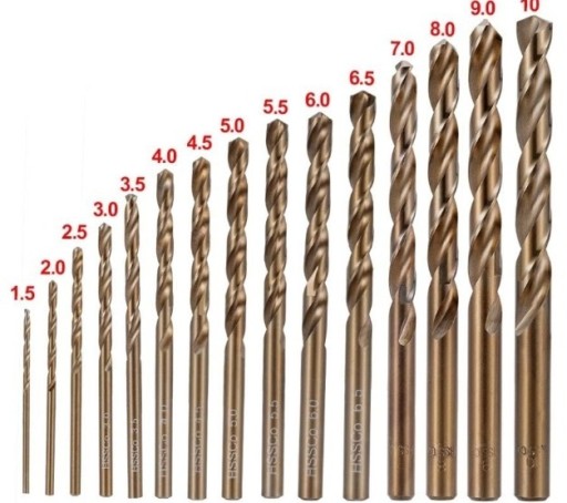 Zdjęcie oferty: Komplet wierteł kobaltowych M35 1.5 - 10