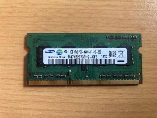 Zdjęcie oferty: Pamięć RAM Samsung M471B2873FHS-CF8 DDR3 1GB 1066