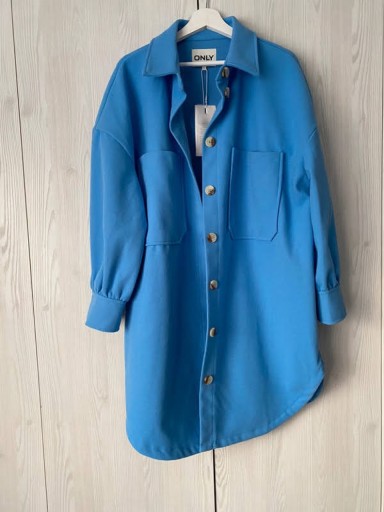 Zdjęcie oferty: Niebieski koszulowy płaszcz Only XL