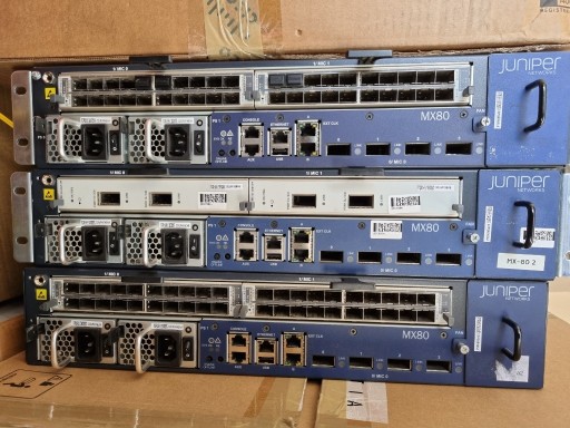 Zdjęcie oferty: Juniper MX80 8x10G SFP 20xSFP+ BGP