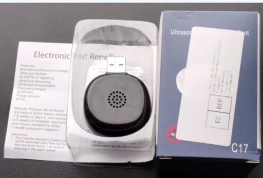 Zdjęcie oferty: ODSTRASZACZ ultradźwiękowy OWADY INSEKTY GRYZONIE PTAKI 