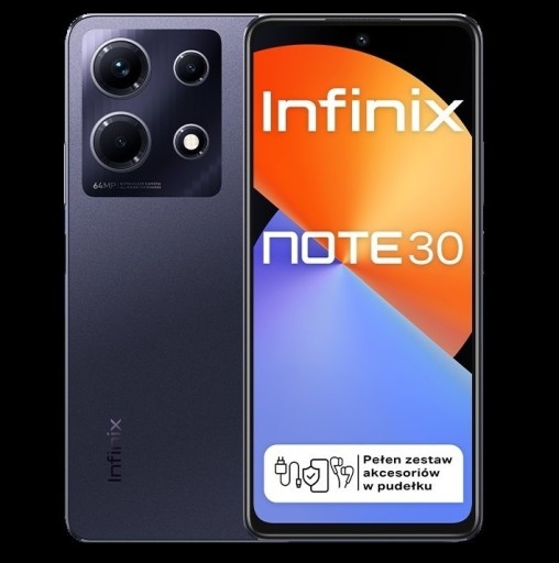 Zdjęcie oferty: Infinix Note 30 8/128GB Obsidian Black 120Hz