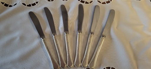 Zdjęcie oferty: Posrebrzane noże 6szt Tallin ZSRR plater