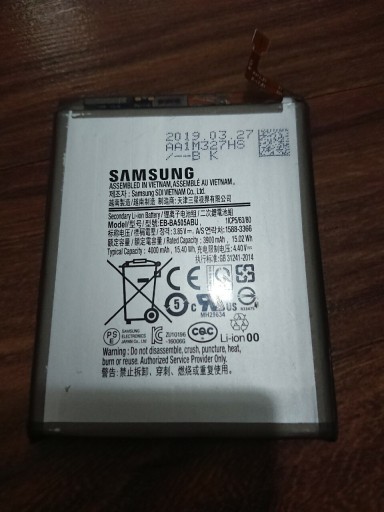 Zdjęcie oferty: Bateria samsung A50 oryginalna