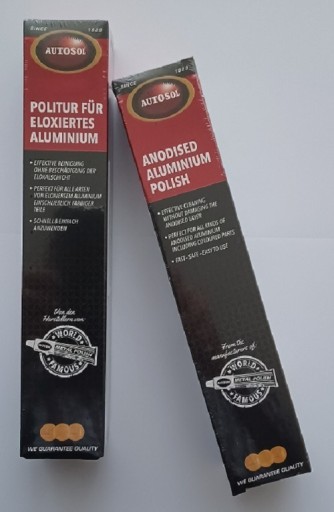 Zdjęcie oferty: AUTOSOL pasta polerska do anodowanego aluminium 