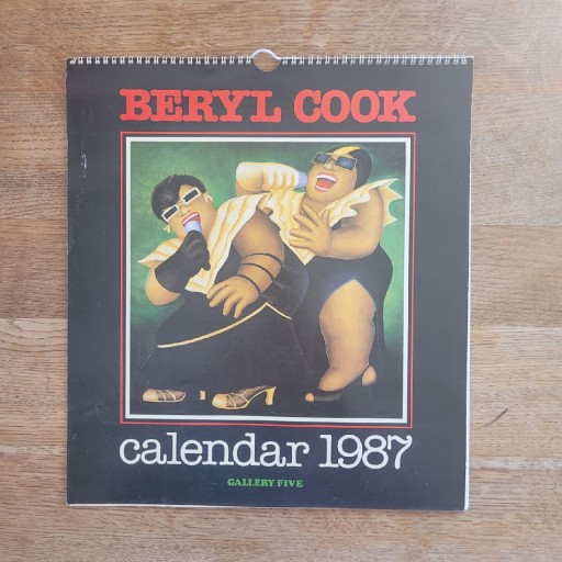 Zdjęcie oferty: Kalendarz na 1987 z ilustracjami Beryl Cook