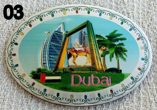 Zdjęcie oferty: Magnes na lodówkę- ZEA,UAE,Dubaj,Emiraty - wzór 03