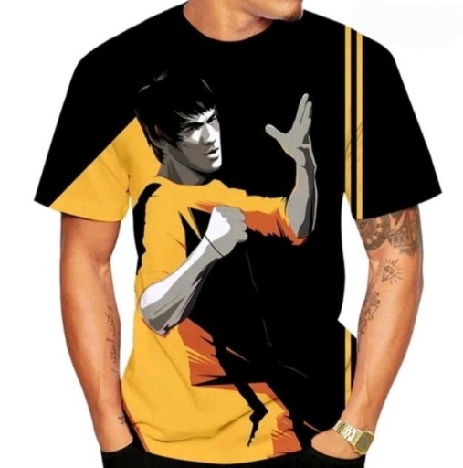 Zdjęcie oferty: Rashguard M koszulka treningowa bruce lee czarna