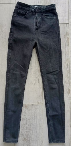 Zdjęcie oferty: Spodnie jeans pull&bear 32 XXS ciemne szare