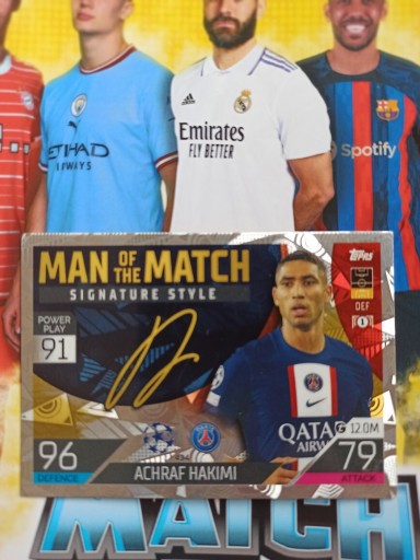 Zdjęcie oferty: Match attax 22/23 Ashraf Hakimi 434