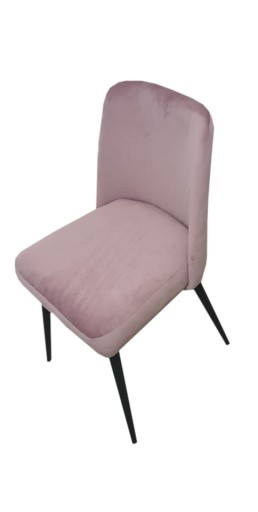 Zdjęcie oferty: ZESTAW 4 krzeseł w kolorze pudrowego różu-WELUROWE