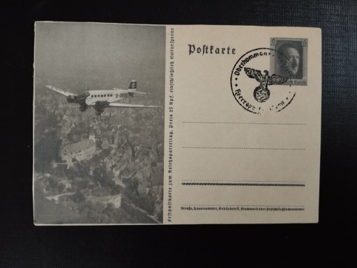 Zdjęcie oferty: GG Postkarte kasownik stempel Niemcy