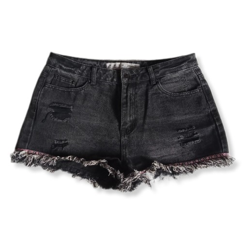 Zdjęcie oferty: Szorty jeansowe postrzępione boho vintage L 40 