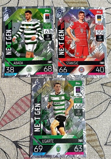 Zdjęcie oferty: 3 karty bazowe z serii Next Gen – Topps Match Attax 2023/2024 