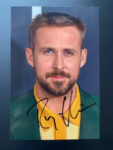 Zdjęcie oferty: Autografy_pl Ryan Gosling autograf fotografia